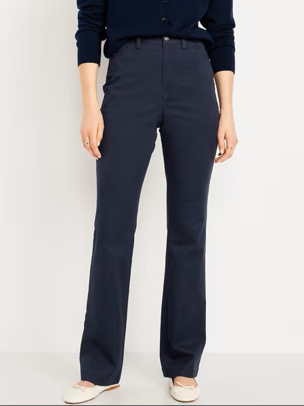 Old Navy High Waisted Uniform Bootcut Pants NWT